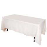 72"x120" Blush Polyester Rectangle Tablecloth, Reusable Linen Tablecloth