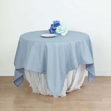 Dusty Blue Polyester Square Tablecloth 70"x70"