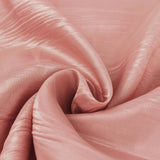 54inch x 10 Yards Dusty Rose Accordion Crinkle Taffeta Fabric Bolt