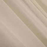 2 Pack | Handmade Beige Faux Linen Curtains 52x64inch Curtain Panels With Chrome Grommets