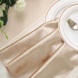 5 Pack | Champagne Premium Sheen Finish Velvet Cloth Dinner Napkins