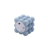 2 Pack | 2inch Dusty Blue Flameless Flickering LED Bubble Candles