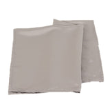 5 Pack Lamour Satin 20"x20" Napkins Silver - Soft Matte Finish Dinner Napkins