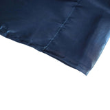 8ftx10ft Navy Blue Satin Formal Event Backdrop Drape, Window Curtain Panel