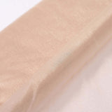 54inch x 10yard | Nude Solid Sheer Chiffon Fabric Bolt, DIY Voile Drapery Fabric