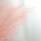 3 Stems | Dusty Rose Artificial Pampas Grass Plant Sprays, Faux Branches Vase Flower Arrangement