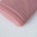 54inch x40 Yards Dusty Rose Tulle Fabric Bolt, DIY Crafts Sheer Fabric Roll