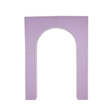 7ft Lavender Spandex Backdrop Stand Cover for Rectangular Arc de Triomphe Metal Stand, Lilac Stretch