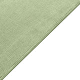 5 Pack | Sage Green Jute Faux Burlap Chair Sashes, Boho Chic Linen Decor - 6x108inch