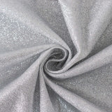 72x72inch Silver Glitter Sparkle Polyester Table Overlay, Shimmery Square Table Topper#whtbkgd