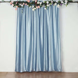 8ft Dusty Blue Premium Velvet Backdrop Stand Curtain Panel, Drape