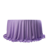 Lavender Lilac Premium Scuba Wrinkle Free Round Tablecloth, Seamless Scuba Polyester Tablecloth