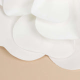 4 Pack | 16inch Large White Real Touch Artificial Foam DIY Craft Roses