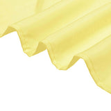 70"x70" Yellow Square Polyester Table Overlay