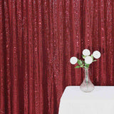 8ftx8ft Burgundy Sequin Event Background Drape, Photo Backdrop Curtain Panel