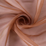 Terracotta (Rust) Chiffon Curly Chair Sash