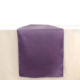 12"x108" Amethyst Satin Table Runner#whtbkgd