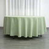 108" Sage Green Polyester Round Tablecloth