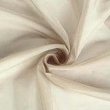 Natural Fire Retardant Sheer Organza Premium Curtain Panel Backdrops With Rod Pockets - 10ftx10ft