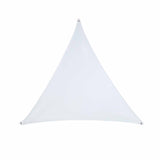 6ft White Stretchy Spandex Triangle Shade Tarp Backdrop, Patio Sail#whtbkgd