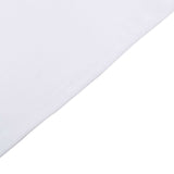 Set of 4 | Matte White Spandex Fitted Wedding Arch Covers