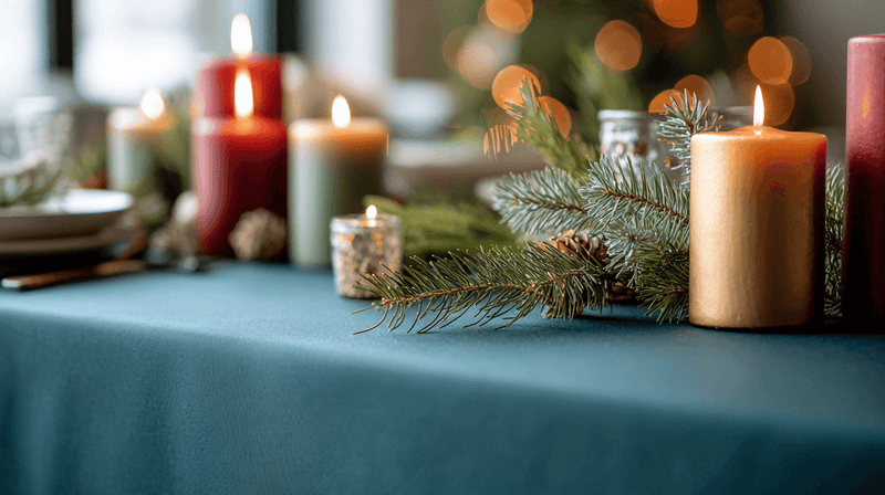 Spandex Tablecloth for Christmas