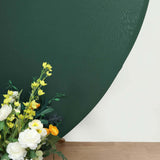 7.5ft Hunter Emerald Green Round Spandex Fit Wedding Backdrop Stand Cover
