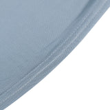 Dusty Blue Spandex Stretch Fitted Banquet Slip On Chair Cover - 160 GSM