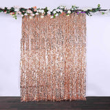 8ftx8ft Blush/Rose Gold Big Payette Sequin Photography Booth Backdrop