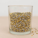 14400 Pcs Gold Silver Acrylic Diamond Rhinestones Wedding Table Scatters, Faux Crystal Gems Vase