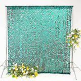 8ftx8ft Hunter Emerald Green Big Payette Sequin Photography Backdrop