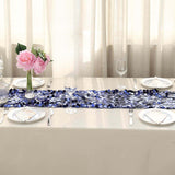 13x108 inch Navy Blue Big Payette Sequin Table Runner