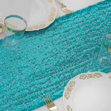 12"x108" Turquoise Sequin Table Runners