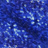 54inch x 4 Yards Royal Blue Premium Sequin Fabric Bolt, Sparkly DIY Craft Fabric Roll