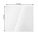 Clear Plexiglass Sheet, DIY Acrylic Sheets Sign Board With Protective Film - 3mm Thick