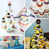 18inch 5-Tier Scallop Edge 27-Cupcake Holder Stand, Dessert Display Tower