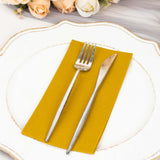 20 Pack | Gold Soft Linen-Feel Airlaid Paper Dinner Napkins