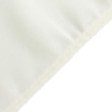 60"x102" Fire Retardant Ivory Tablecloth Premium Polyester Rectangular Table Cover