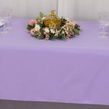 60x126inch Lavender Lilac Seamless Premium Polyester Rectangular Tablecloth - 220GSM