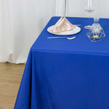 70"x70" Royal Blue Premium Polyester Square Tablecloth - 220GSM