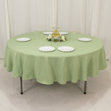 90" Sage Green Premium Polyester Round Tablecloth - 220GSM