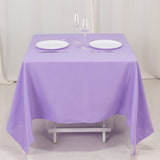 70"x70" Lavender Lilac Premium Polyester Square Tablecloth - 220GSM