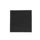 50 Pack Black Soft 2-Ply Disposable Cocktail Napkins, Paper Beverage Napkins 18 GSM