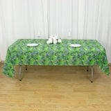 5 Pack Animal Theme Rectangle Plastic Table Covers, Jungle Safari PVC Waterproof