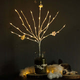 3 Pack | 28.5" Warm White LED Artificial Tree Twig Lights, Lighted Branches With 60 Bright LED Bulbs