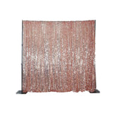 20ftx10ft Blush Rose Gold Big Payette Sequin Event Background Drapery Panel, Photo Backdrop Curtain