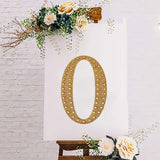 8inch Gold Decorative Rhinestone Alphabet Letter Stickers DIY Crafts - O