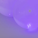 50 Pack Purple Round Mini LED Balls, Waterproof Battery Operated Balloon Lights