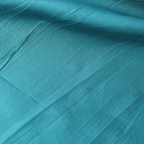 90x132Inch Teal Accordion Crinkle Taffeta Rectangular Tablecloth#whtbkgd