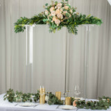 40inch Tall Clear Acrylic Rectangular Flower Frame Table Display Stand